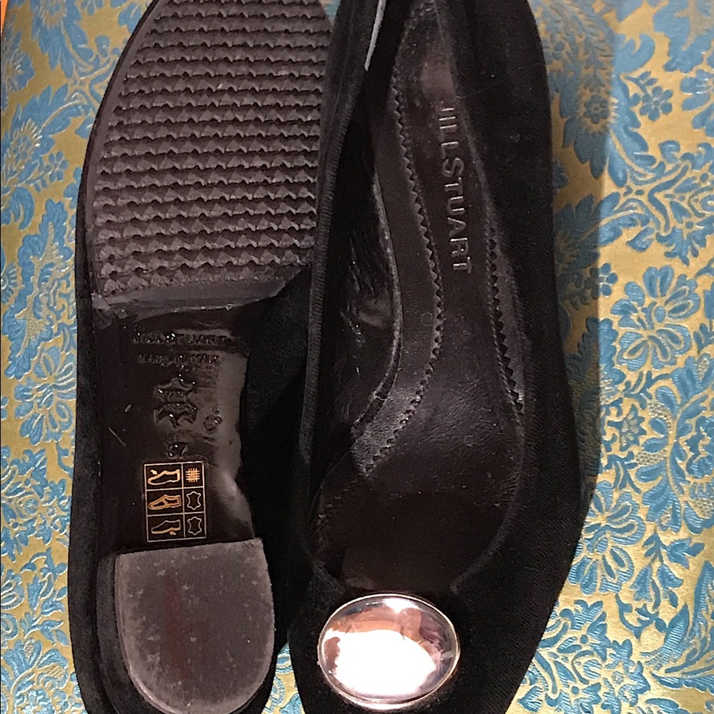 Jill Stuart Black Emily Mascara Velvet pumps - Picture 5 of 5